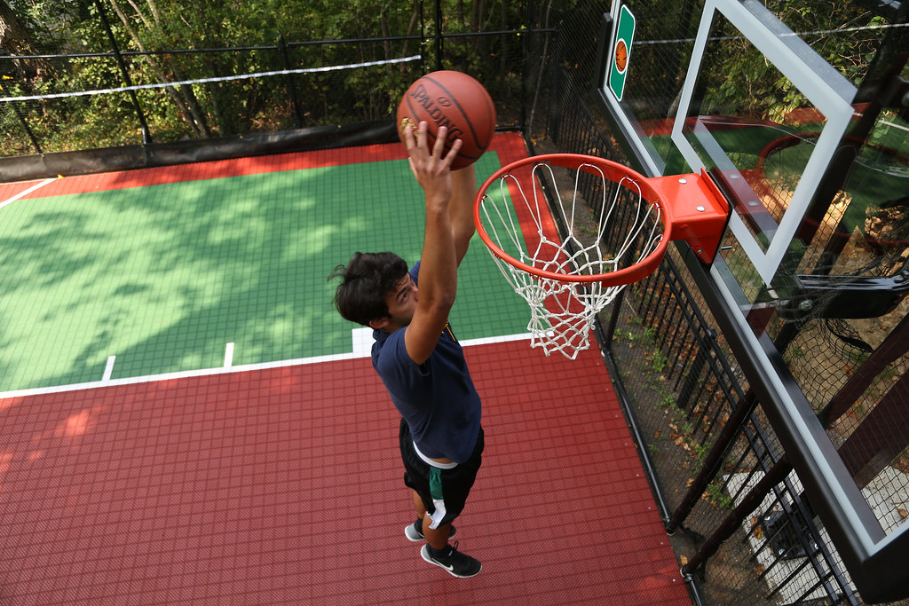 Backyard Courts Outdoor Basketball Court Tiles Mateflex