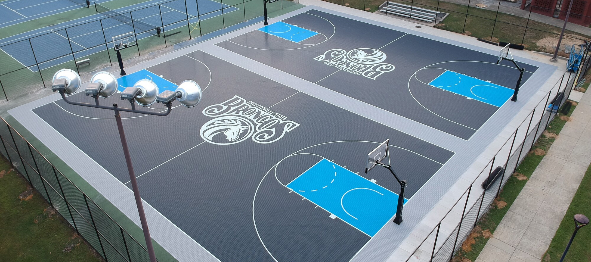 Backyard Basketball Court Flooring